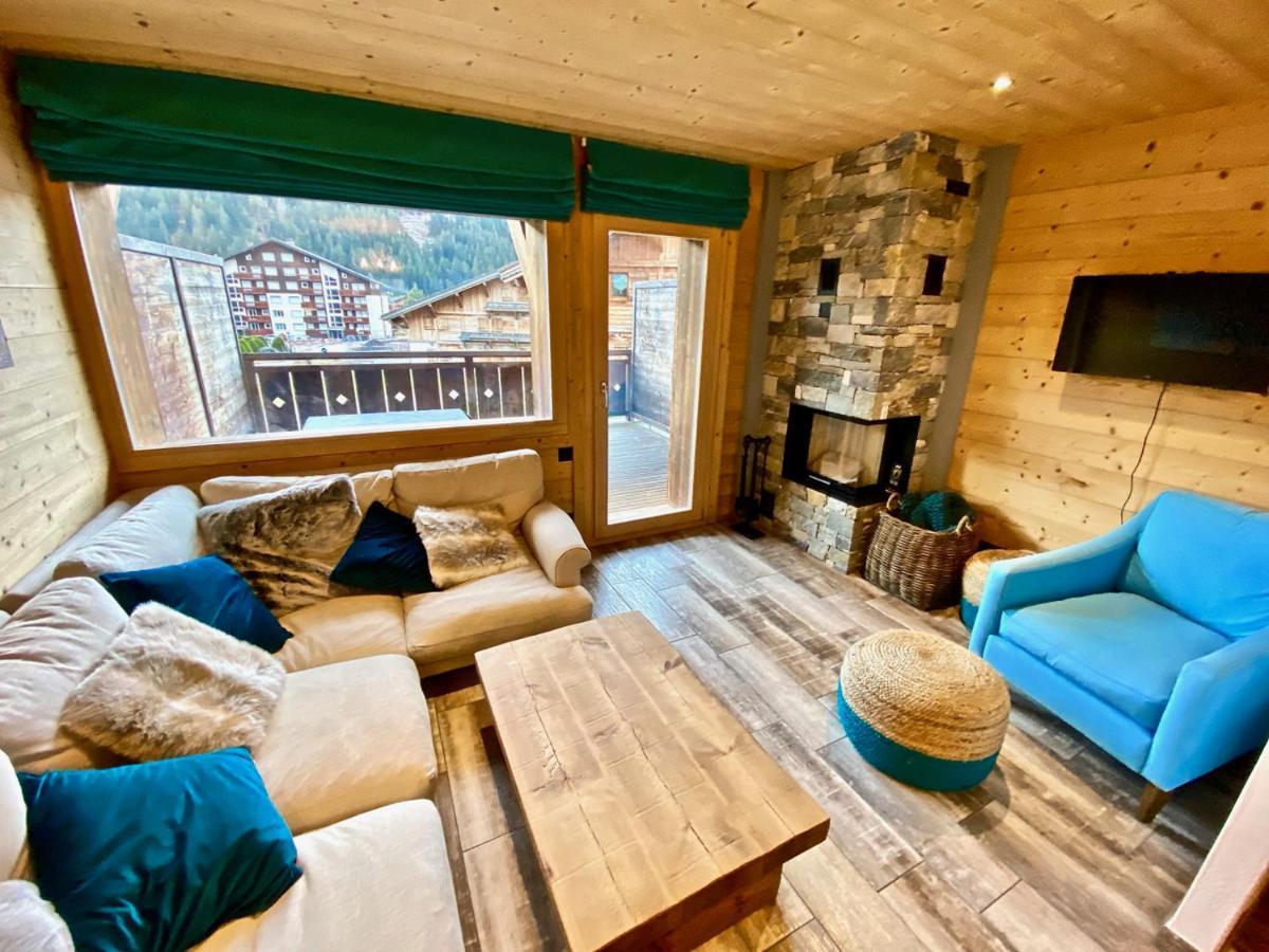 Villa Le Nid Du Corbeau Morgins Esterno foto